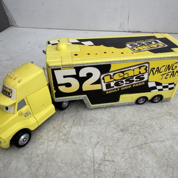 Disney Pixar Cars Mattel Diecast 1:55 Leak Less Hauler No. 52 Truck and Hauler - Picture 3 of 9